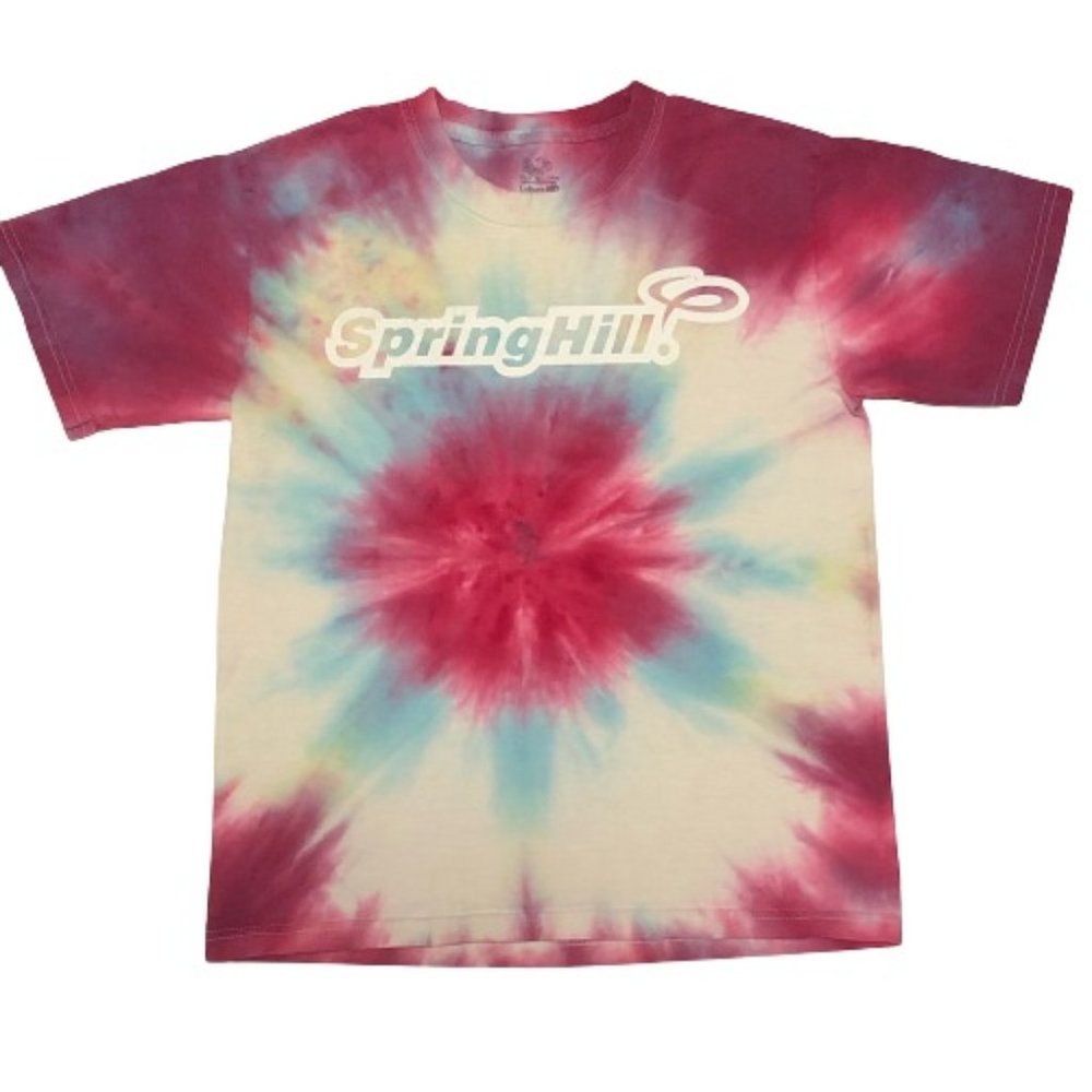 3/$15 FRUIT OF THE LOOM Lofteez HD Tie Dye T-Shirt Tee Youth L